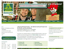 Tablet Screenshot of abenteuerpark.de